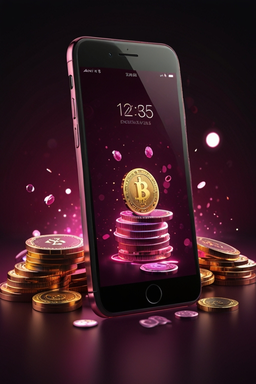 Smartphone con app casino